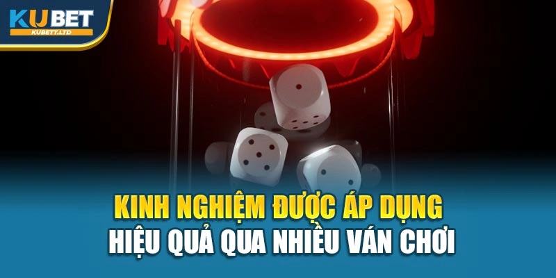Kinh nghiệm được áp dụng hiệu quả qua nhiều ván chơi