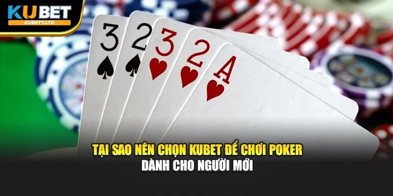 Tại sao nên chọn KUBET để chơi Poker dành cho người mới