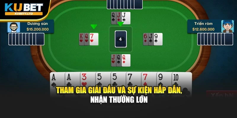 Tham gia giải đấu và sự kiện hấp dẫn, nhận thưởng lớn