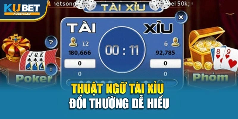 Thuật ngữ tài xỉu đổi thưởng dễ hiểu